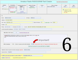 Radiogram form